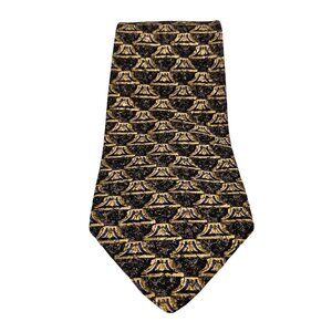 Robert Talbott Best of Class Hand Sewn Silk Tie Hand Printed Italy Made in USA